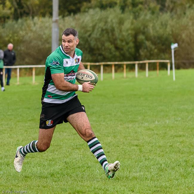Mike Phillips looks to break. Picture Paul Rodgers
